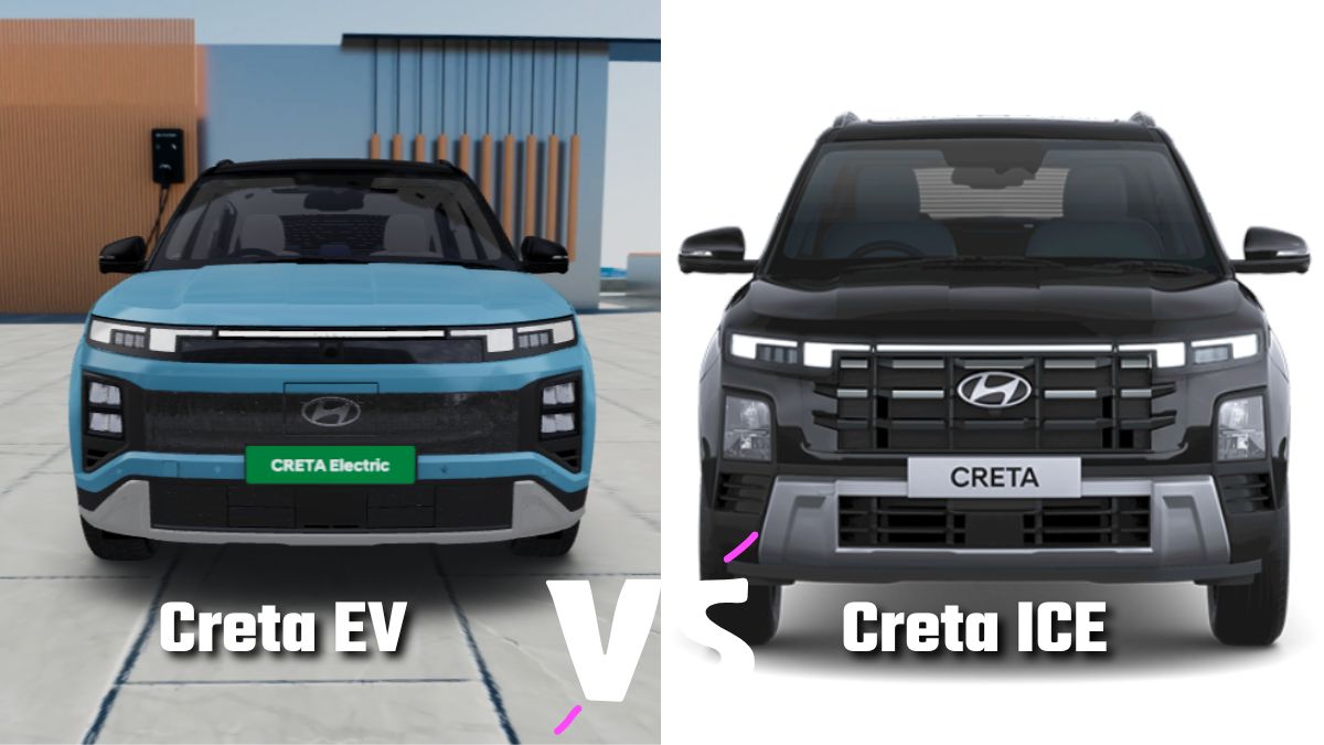 Hyundai Creta ICE vs EV